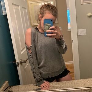 Lucky Brand gray long sleeve